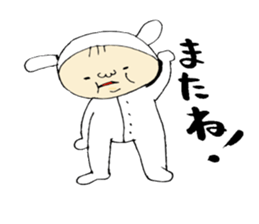 baby bun sticker #11289778