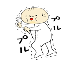 baby bun sticker #11289780