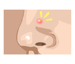 Exquisite nose sticker #11289849