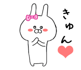LovelyLovely rabbit sticker #11289915
