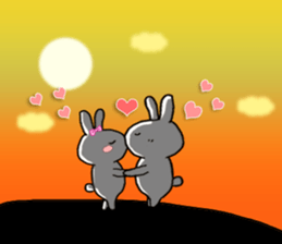 LovelyLovely rabbit sticker #11289951