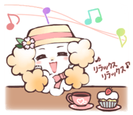 Cheer girl Maltese sticker #11290354