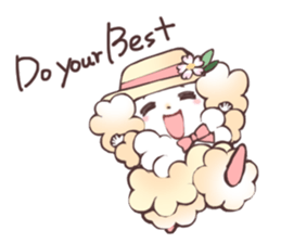 Cheer girl Maltese sticker #11290358