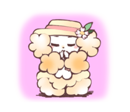 Cheer girl Maltese sticker #11290372