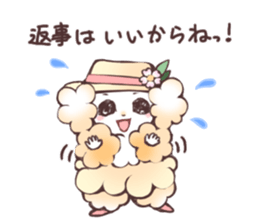 Cheer girl Maltese sticker #11290373