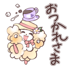 Cheer girl Maltese sticker #11290374