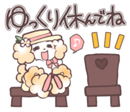 Cheer girl Maltese sticker #11290376