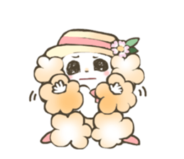 Cheer girl Maltese sticker #11290378