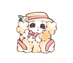 Cheer girl Maltese sticker #11290384