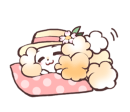 Cheer girl Maltese sticker #11290389