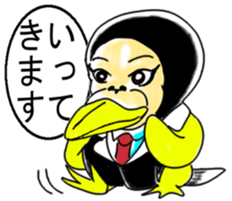 Penguin orangutan sticker #11290580