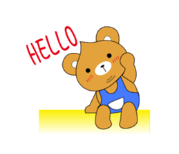 Shy Bobby Bear - chapter of life sticker #11290712