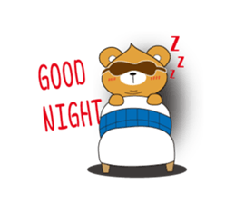 Shy Bobby Bear - chapter of life sticker #11290717