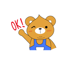 Shy Bobby Bear - chapter of life sticker #11290718