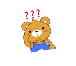 Shy Bobby Bear - chapter of life sticker #11290721