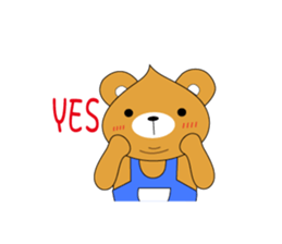 Shy Bobby Bear - chapter of life sticker #11290744