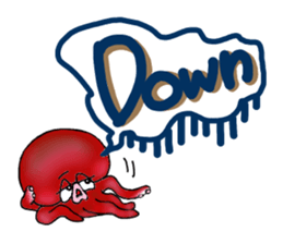 Octopus and funny pals sticker #11290839