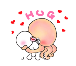 Octopus and funny pals sticker #11290849