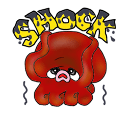 Octopus and funny pals sticker #11290857