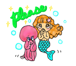 Octopus and funny pals sticker #11290858