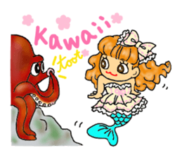 Octopus and funny pals sticker #11290859