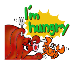 Octopus and funny pals sticker #11290865