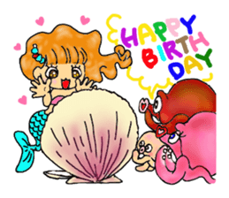 Octopus and funny pals sticker #11290867