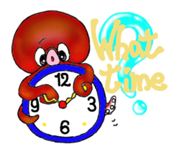 Octopus and funny pals sticker #11290868