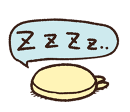 The corbicula which stays indoors 3 sticker #11291018