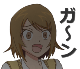 High school girls Nao 2 sticker #11291445