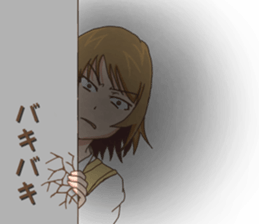 High school girls Nao 2 sticker #11291453