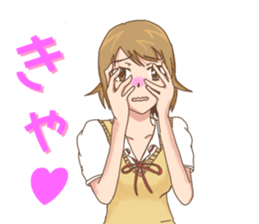 High school girls Nao 2 sticker #11291466