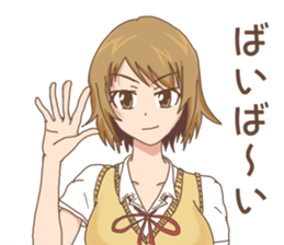 High school girls Nao sticker #11291498