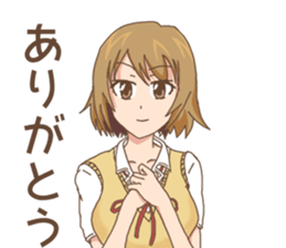 High school girls Nao sticker #11291505