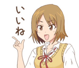 High school girls Nao sticker #11291509