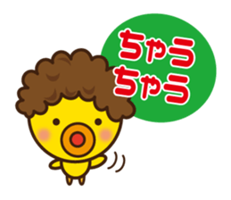 Aunty parakeet of Japan Osaka sticker #11291964