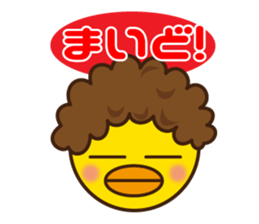 Aunty parakeet of Japan Osaka sticker #11291970