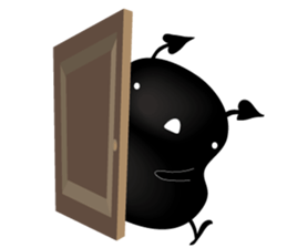 Blacky & penyori sticker #11292037