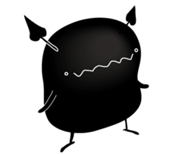 Blacky & penyori sticker #11292041