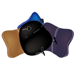 Blacky & penyori sticker #11292043