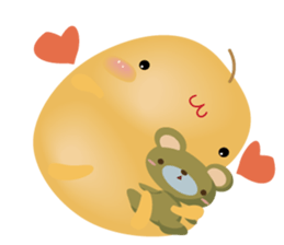 Blacky & penyori sticker #11292057