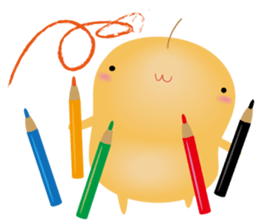 Blacky & penyori sticker #11292065