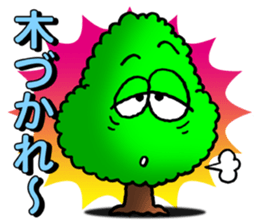 Norwegian trees2 sticker #11292220