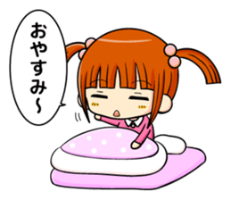 twin tail and daily life sticker #11292433