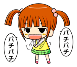 twin tail and daily life sticker #11292441