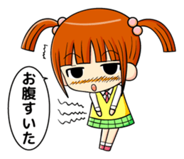 twin tail and daily life sticker #11292451