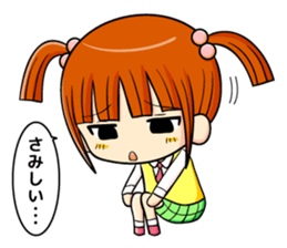 twin tail and daily life sticker #11292454