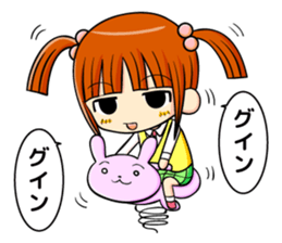 twin tail and daily life sticker #11292456