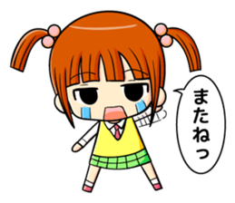 twin tail and daily life sticker #11292458