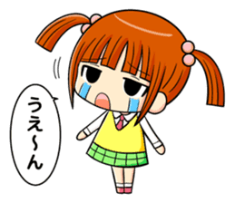 twin tail and daily life sticker #11292462